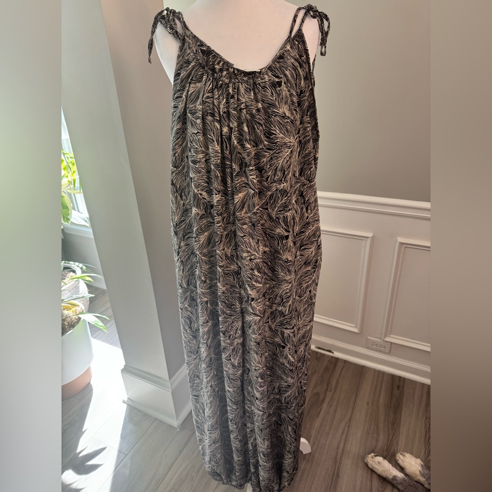 Bucket List Navy print Jumpsuit Size small